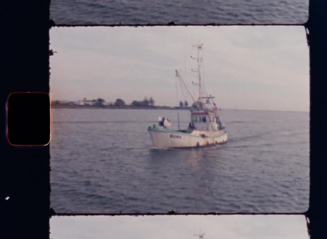 A large fishing boat