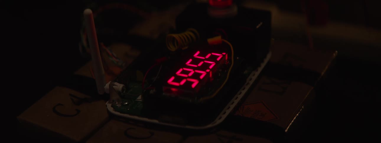 The timer on the explosives is set off