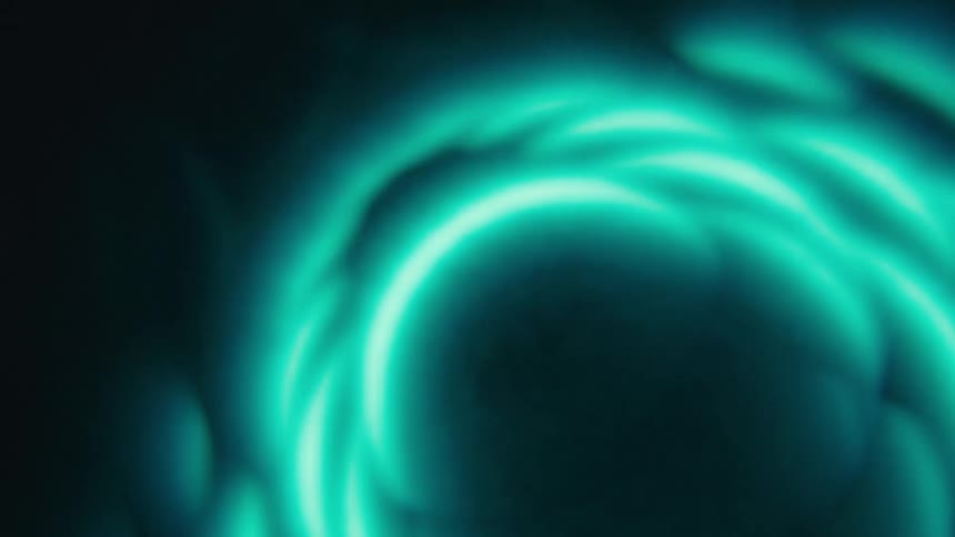 The blue light is pulsating