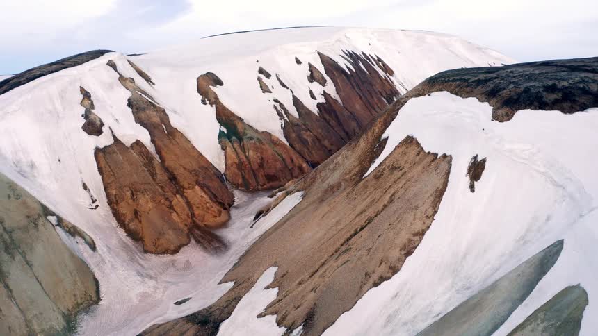 Some snowy mountains