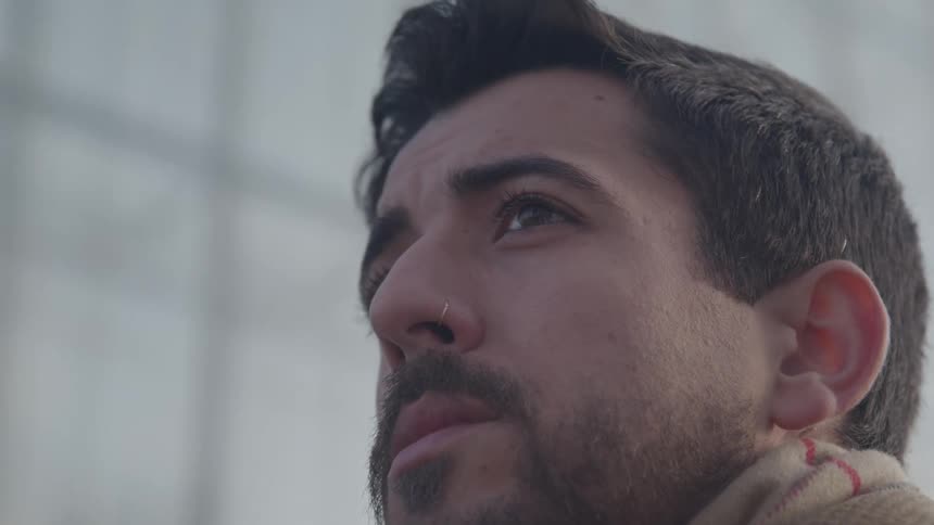A man standing outside