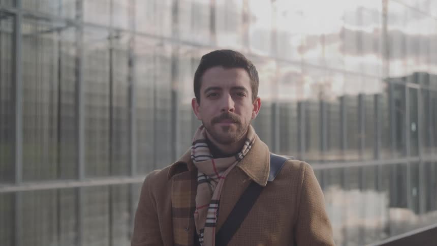 A man standing outside