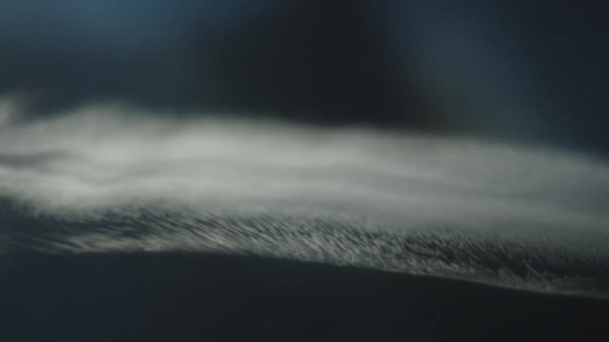 Light shines on the fabric