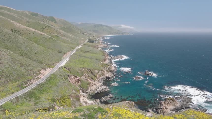 A large coastal area