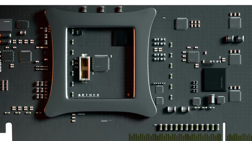 Electronic circuit board with various connected components