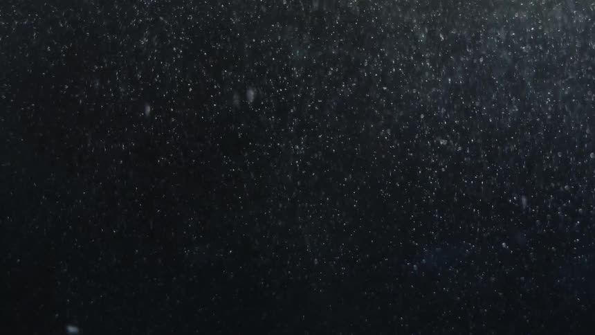 Particles reflect light underwater