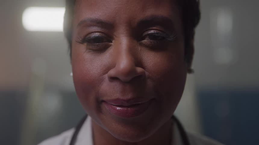 Confident smile reveals serenity and empathy in a moment of connection