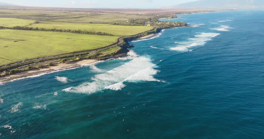 A large coastal area