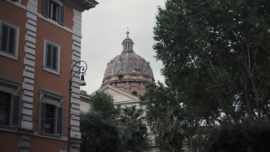 City skyline of a religious building in a metropolitan city during daytime