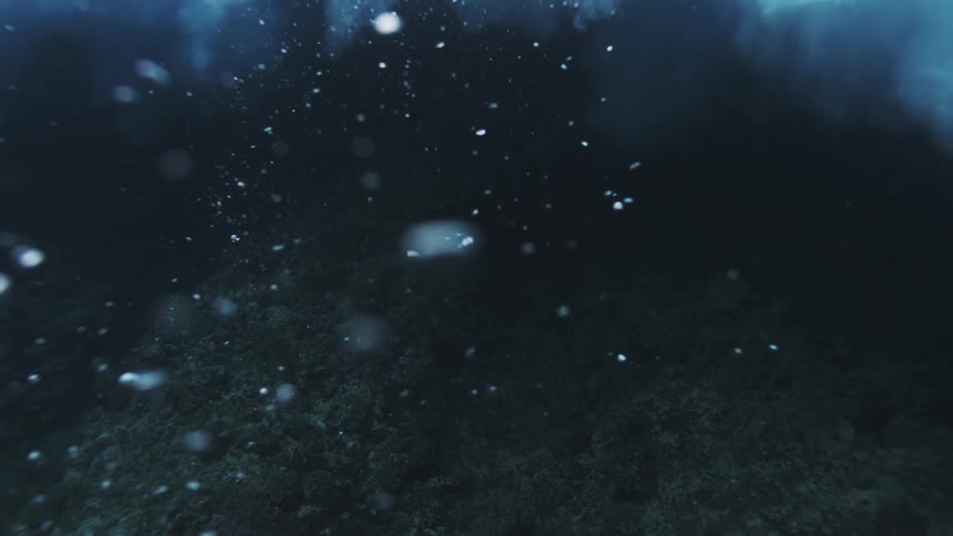 The ocean underwater