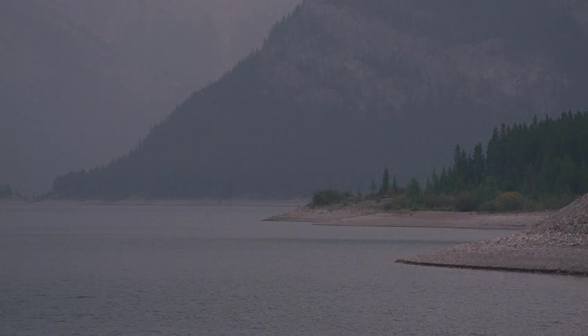 Mountains meet the water