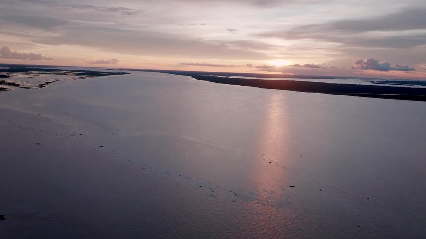 Sunrise over the arctic