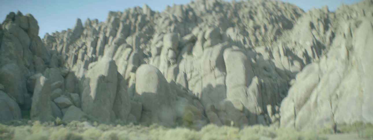 A mountain is jagged and has many levels