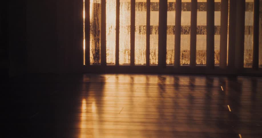 Light flows into a room