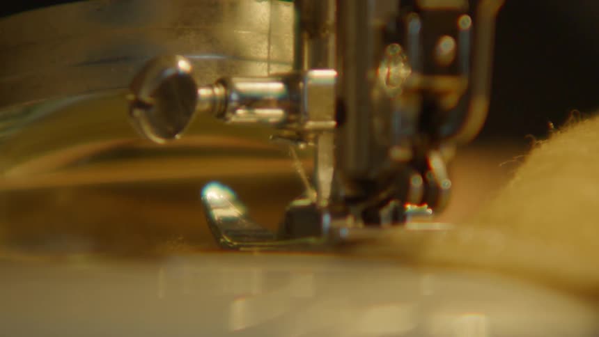 Some stitching from a sewing machine