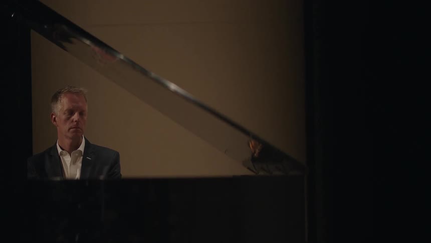 Man playing a piano