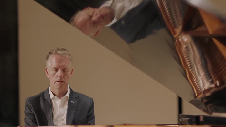Man playing a piano