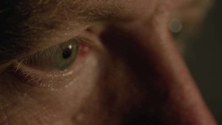 Close up of a man's eyes