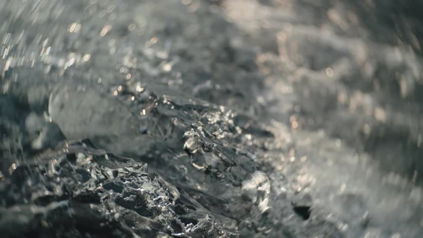 A view of sea ice and water outdoors