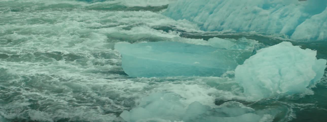 Iceberg in a body of water