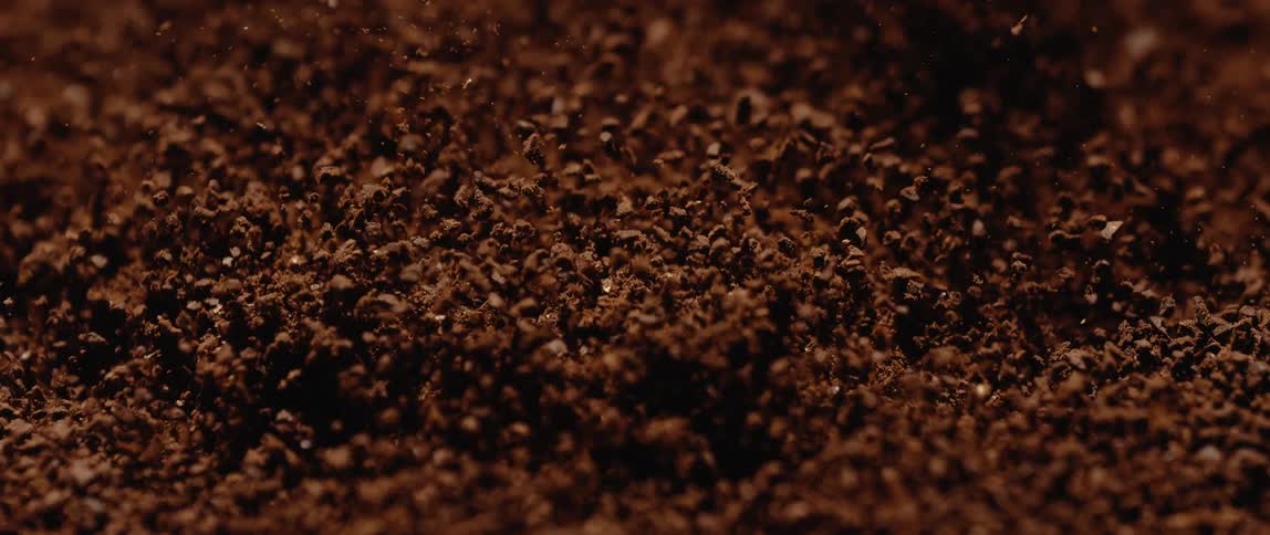 A close up of some dirt being disturbed