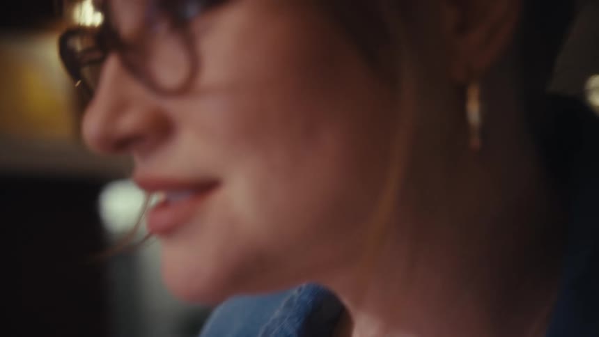 A woman working on a computer