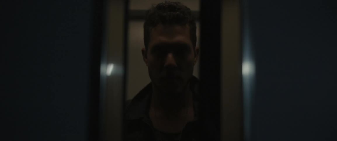 A man gets in an elevator