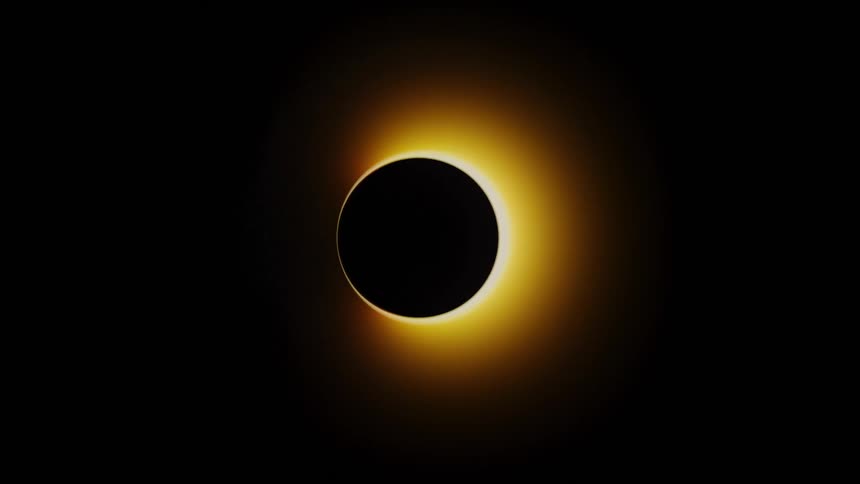 A view of solar eclipse