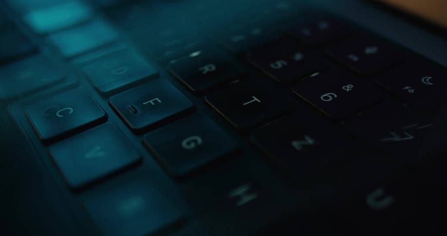 A black keyboard