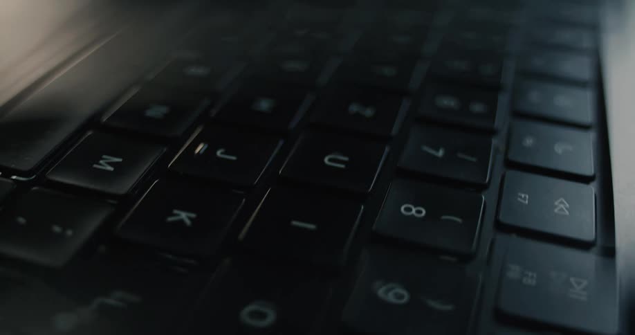 A black keyboard