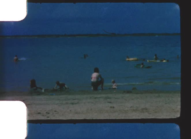 People are having fun on the beach