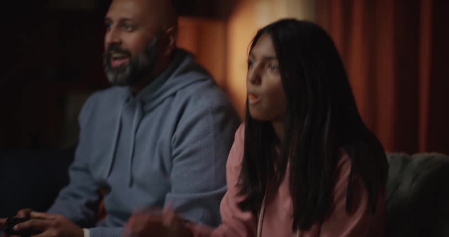 Two people playing video games
