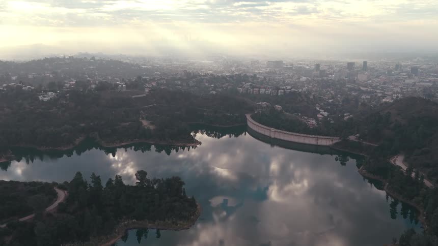 The river ends at the city border