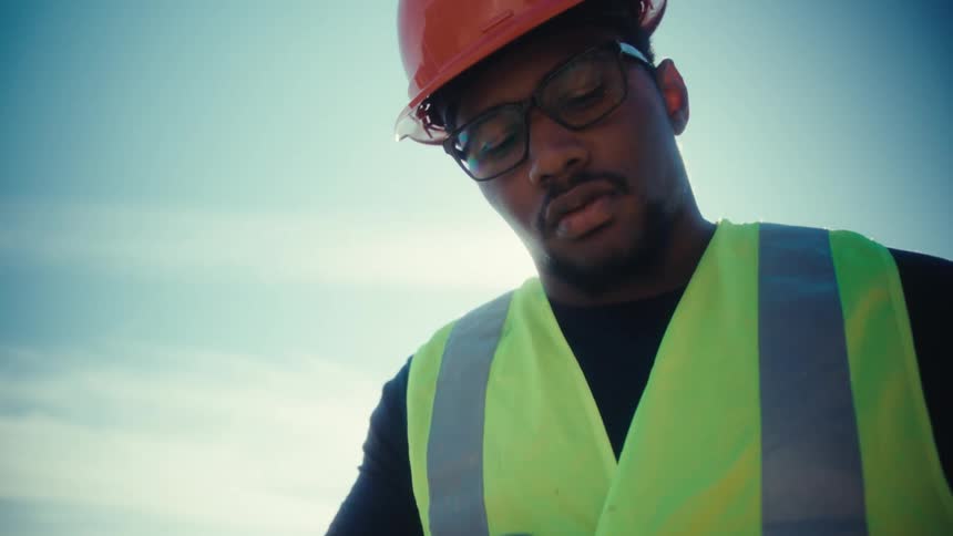 A man working on a construction project