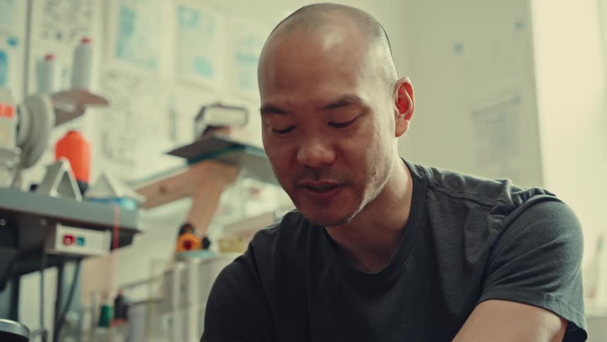 A man working in a factory