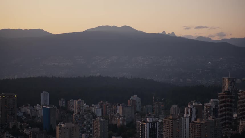 A large city skyline