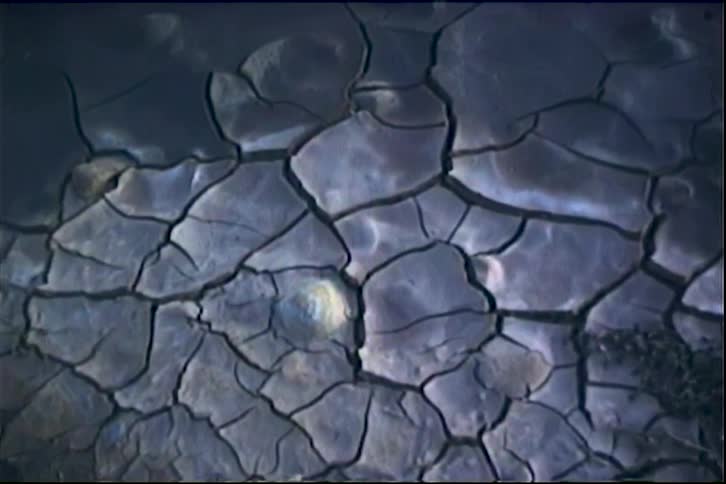 Cracked dry earth reveals impact of prolonged aridity