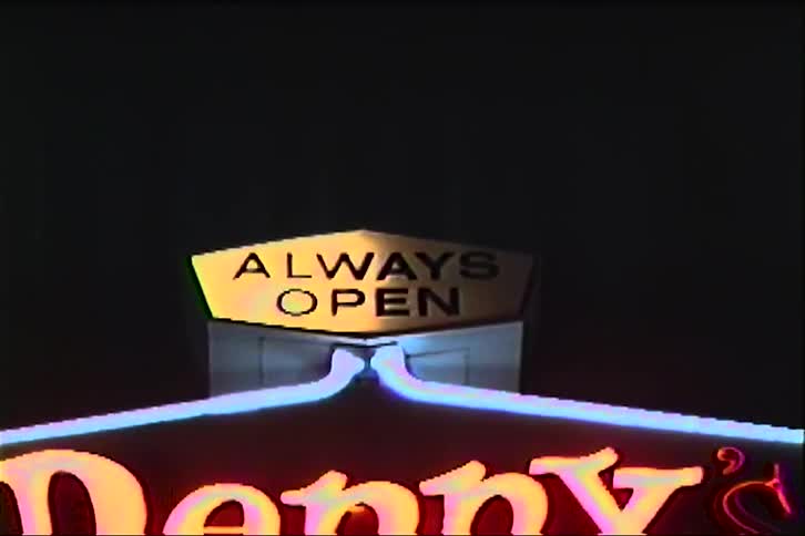 A view of some lights on a sign