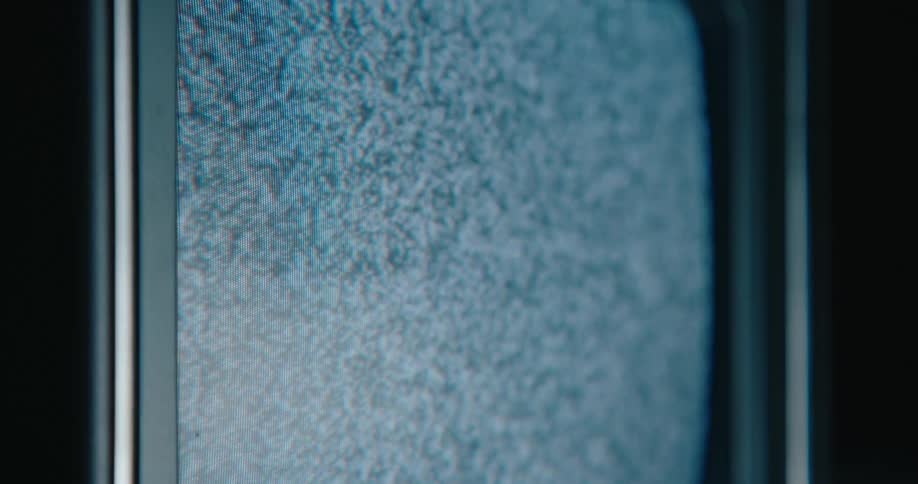 A close up of a vintage television