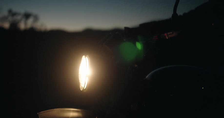 Two people on a motorcycle
