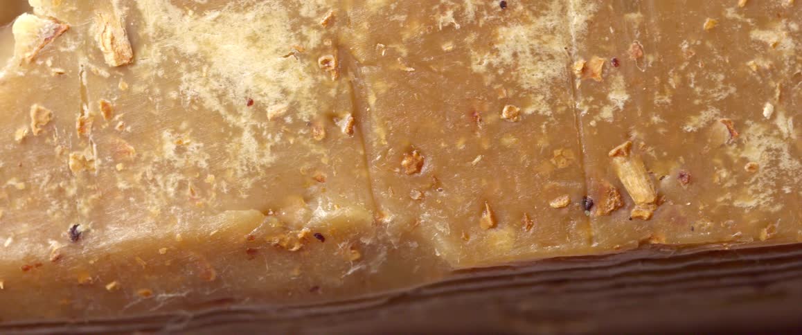 Peanut butter bread inside a bakery