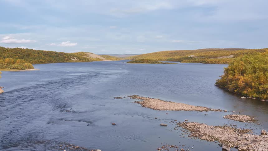 River and surrounding landscape outdoors during day time