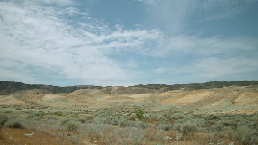 An empty desert during the day