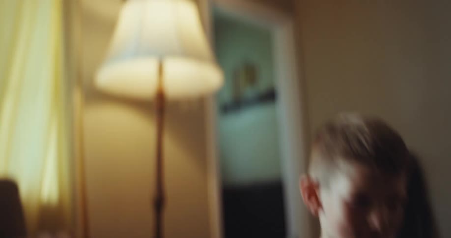 A child playing with toys in a room