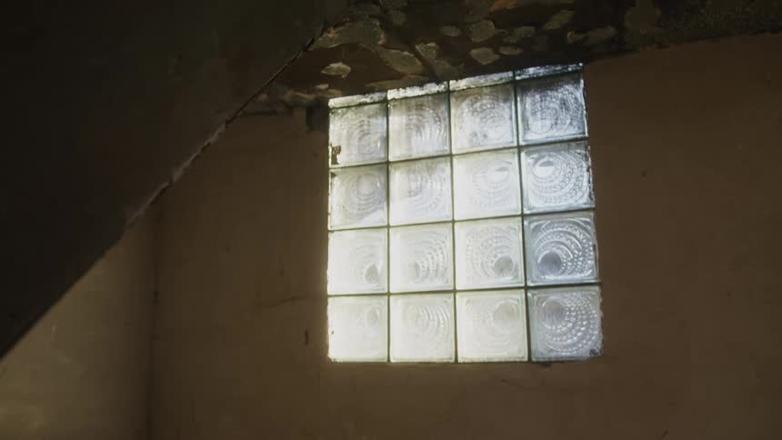 Sunlight shines through the window