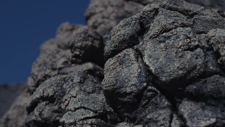 Rocks on a cliff outdoors during day time