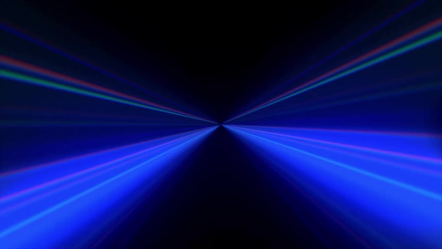 The visuals feature a series of dynamic glowing light beams if we focus on the primary structural lines formed by the composition they can be described as follows
