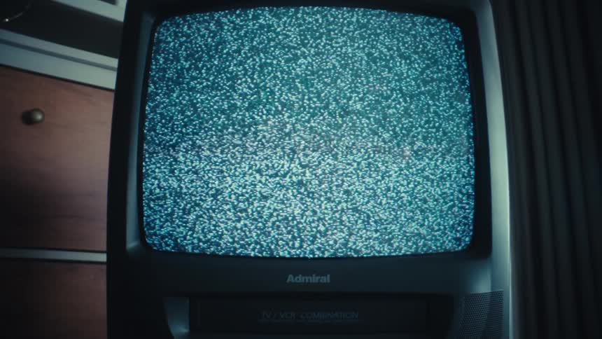 Static is flickering on the television