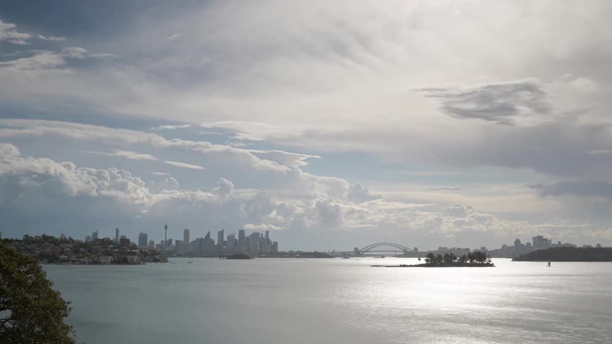The waterway leads to the big city