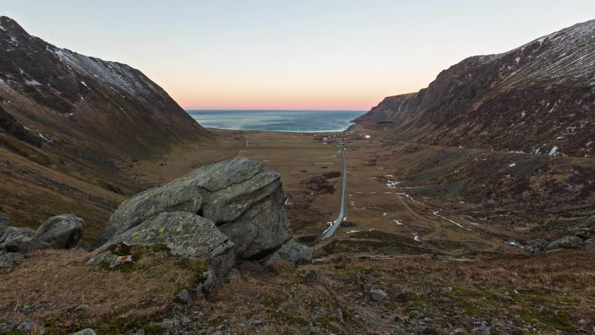 A view of a landscape with mountains